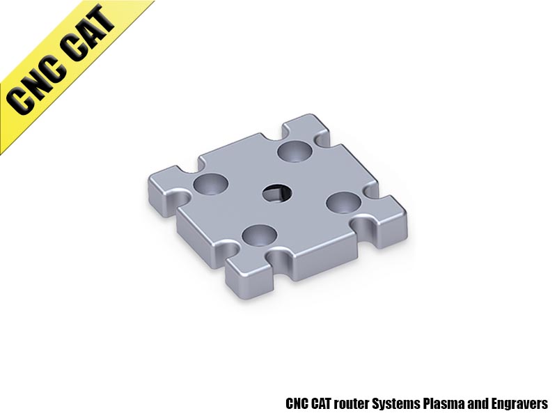 Leveling feet plate 60x60 Μ12